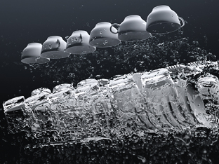 Technische 3D Animation: Wasser